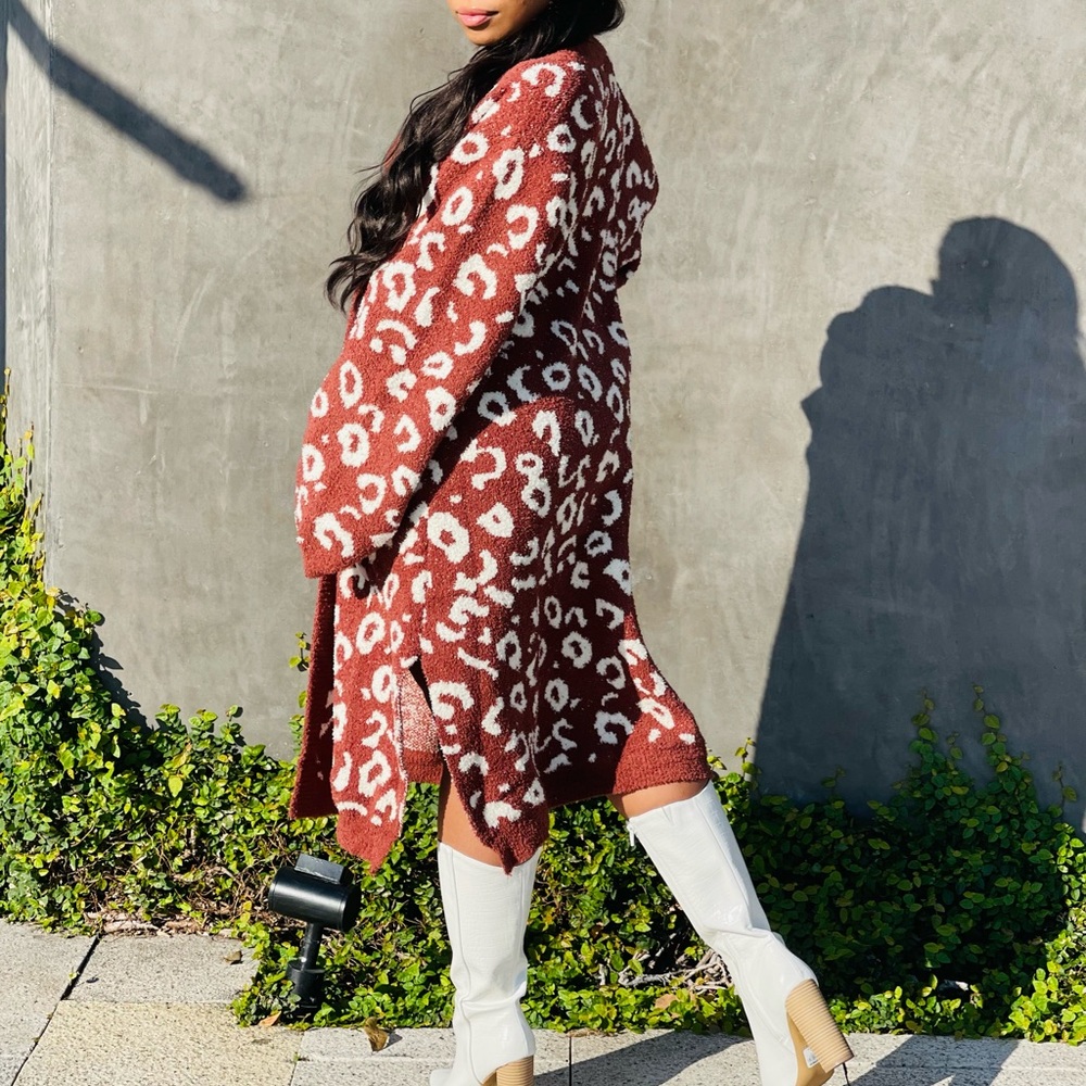 Leopard Oversized Cardigan